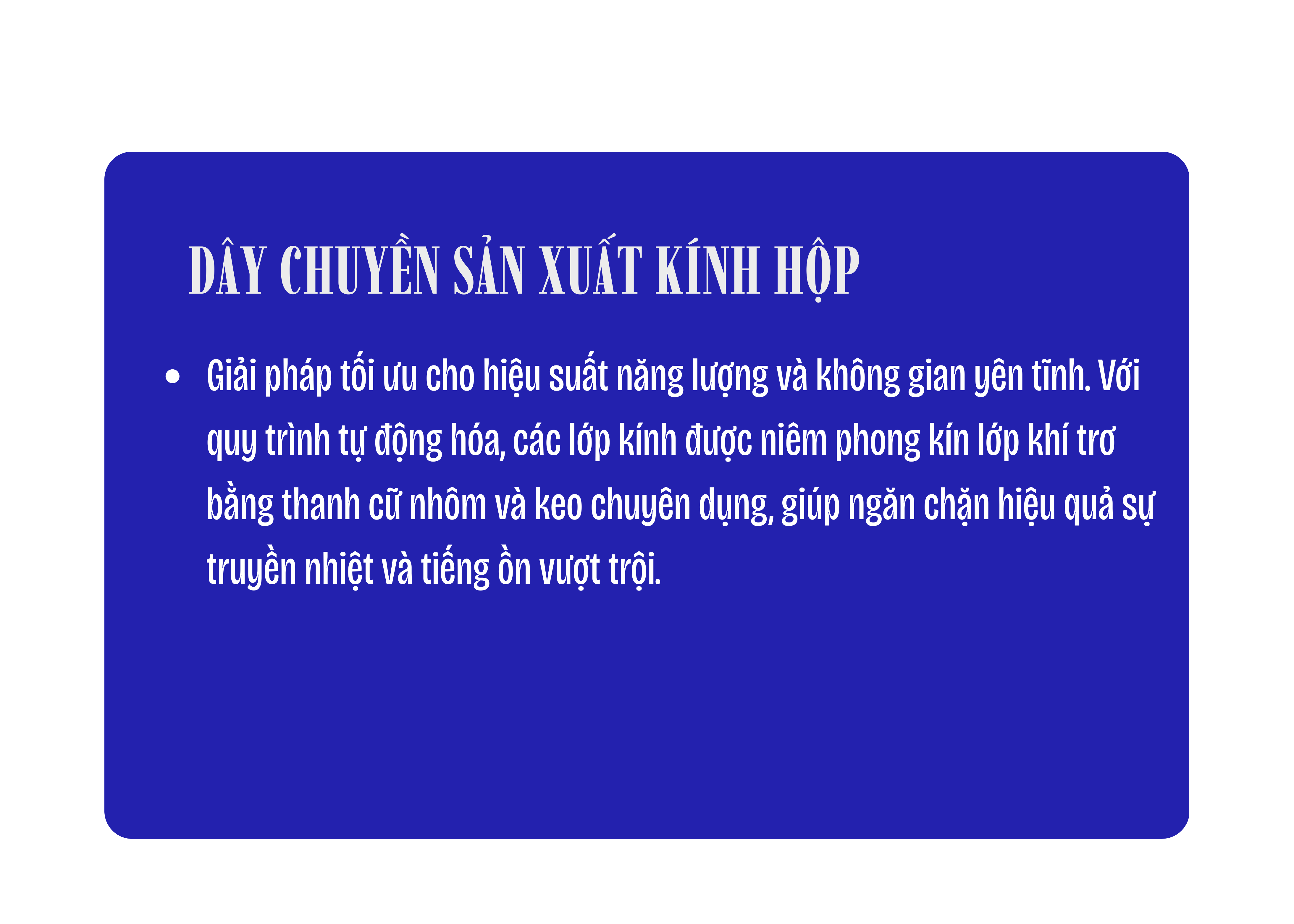 Thông số dây chuyền kính hộp